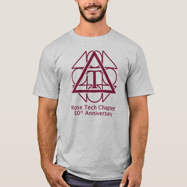 "Géométrique s'est levé" le cinquantième T-shirt (Devant)
