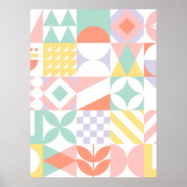geometrisch #32 poster (Vorne)