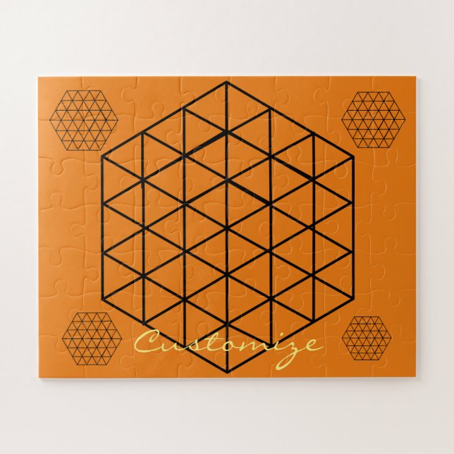 Geometrisch 3-D Cube Thunder_Cove (Horizontal)