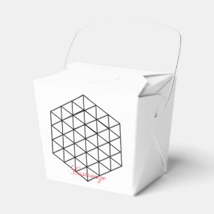 Geometrisch 3-D Cube Thunder_Cove Geschenkschachtel