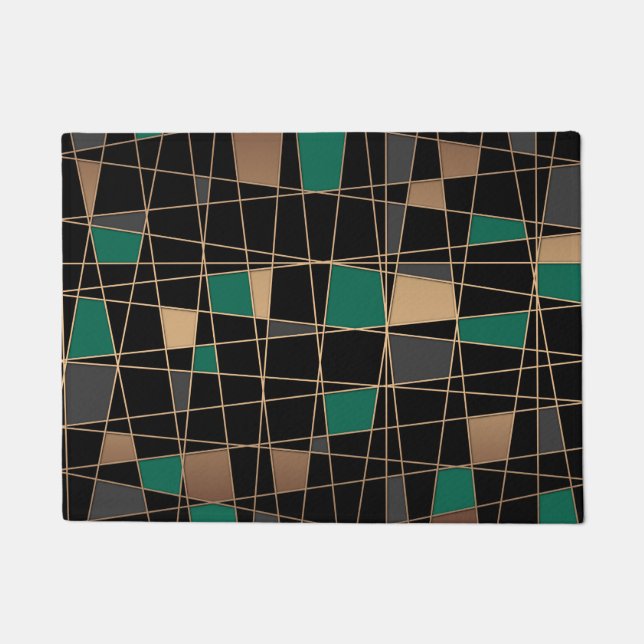 Geometrisch, abstrakt fußmatte (Vorderseite)