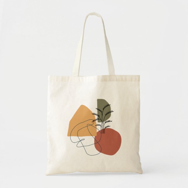 geometrisch, Abstrakt, minimalistisch, modern, pas Tragetasche (Vorne)
