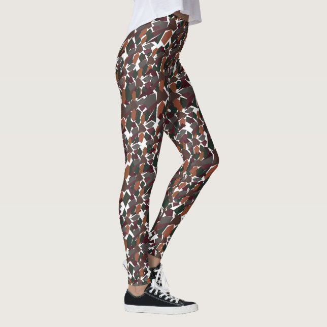 Geometrisch Abstrakt modern Leggings (Rechts)