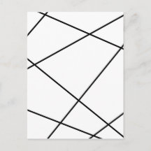 Geometrisch abstrakt - weiß und schwarz.