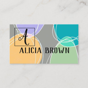 geometrisch abstrakte Formen Visitenkarte