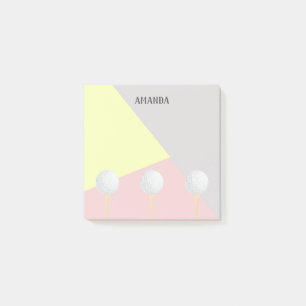 geometrisch abstrakte Pastellfarben Post-it Klebezettel