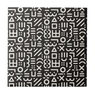 geometrisch abstraktes Muster Fliese