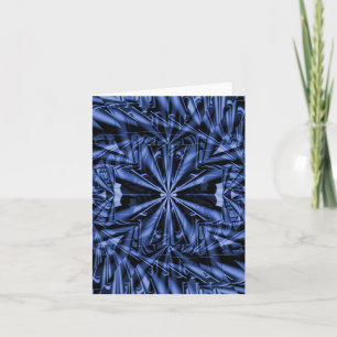 Geometrisch blau... karte