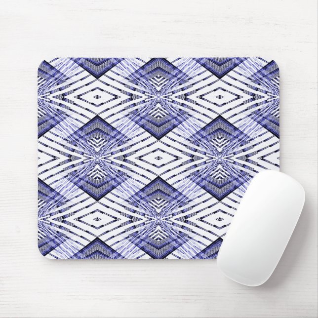 Geometrisch blau ....... mousepad (Mit Mouse)