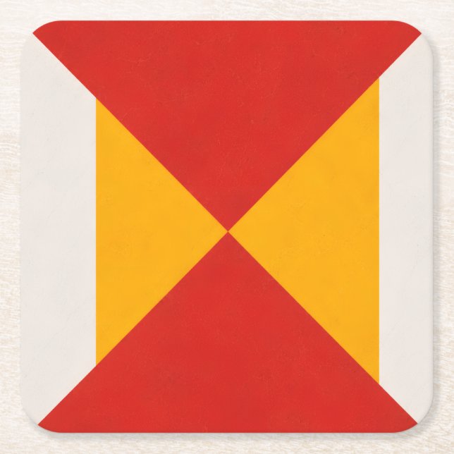 Geometrisch Dekorativ Rechteckiger Pappuntersetzer (Vorderseite)