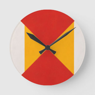 Geometrisch Dekorativ Runde Wanduhr