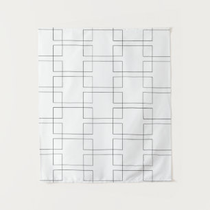 Geometrisch für das Bracket Elimination Turnament Wandteppich