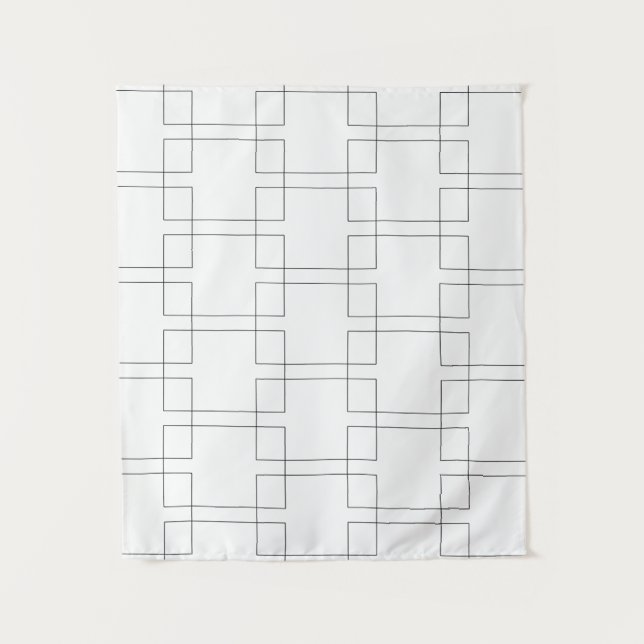 Geometrisch für das Bracket Elimination Turnament Wandteppich (Vorderseite)