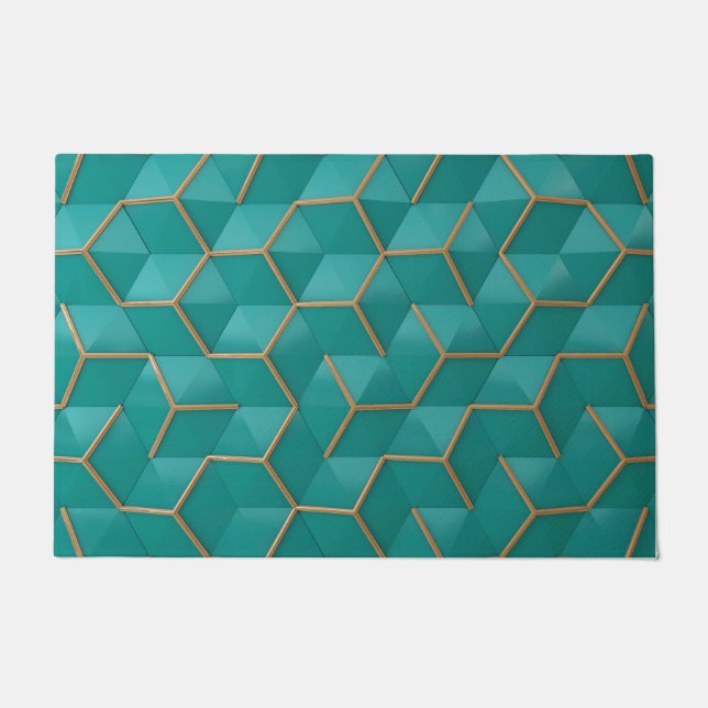 geometrisch fußmatte (Vorderseite)