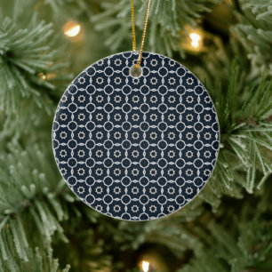 Geometrisch gedruckt keramik ornament