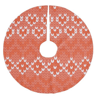 geometrisch gegossene, nahtlose Muster Polyester Weihnachtsbaumdecke