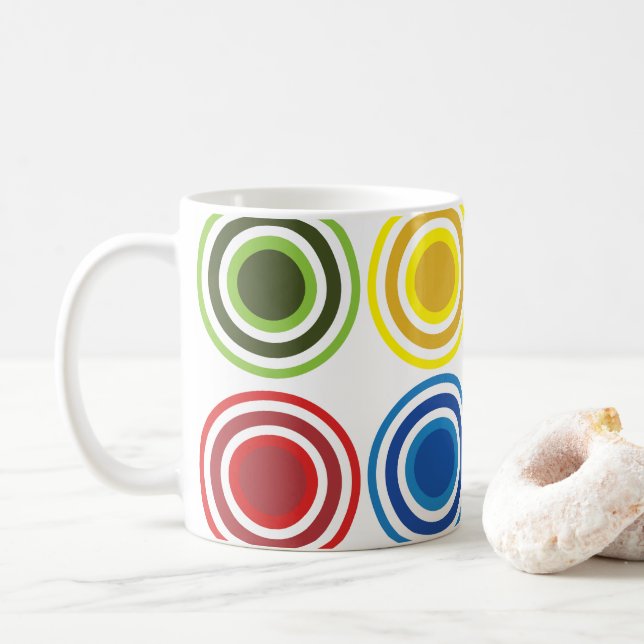 geometrisch kaffeetasse (Mit Donut)