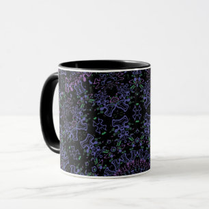 geometrisch-marokkanisches Kaliedoskop m Tasse