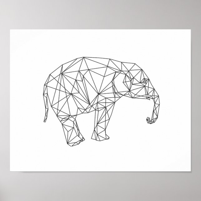 geometrisch minimalistische Kinderzimmer-Kunst für Poster (Vorne)