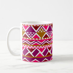 geometrisch mit mehreren Mustern Kaffeetasse