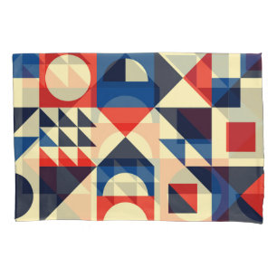 Geometrisch Mitte des Jahrhunderts: Funky Retro Mu Kissenbezug