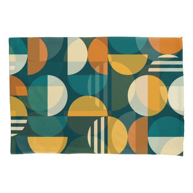 Geometrisch Mitte des Jahrhunderts: Minimalistisch Kissenbezug (Vorderseite)