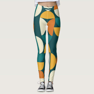 Geometrisch Mitte des Jahrhunderts: Minimalistisch Leggings