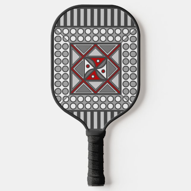 Geometrisch Pickleball Schläger (Vorderseite)