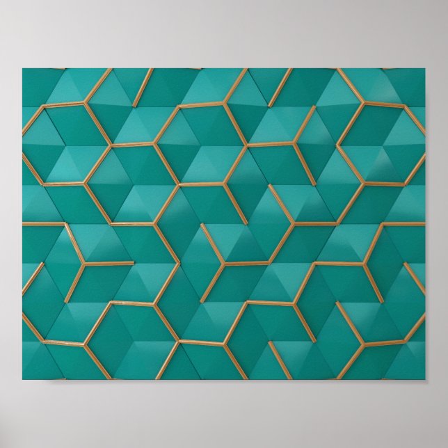 geometrisch poster (Vorne)