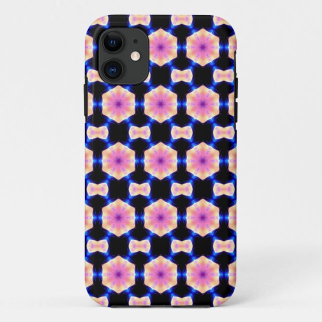geometrisch rosa Gürtelgehäuse Case-Mate iPhone Hülle (Rückseite)