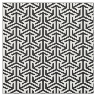 geometrisch-schwarz-weiß-Muster, moderner Druck Stoff
