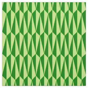 geometrisch, smaragdgrün, Mitte des Jahrhunderts Stoff