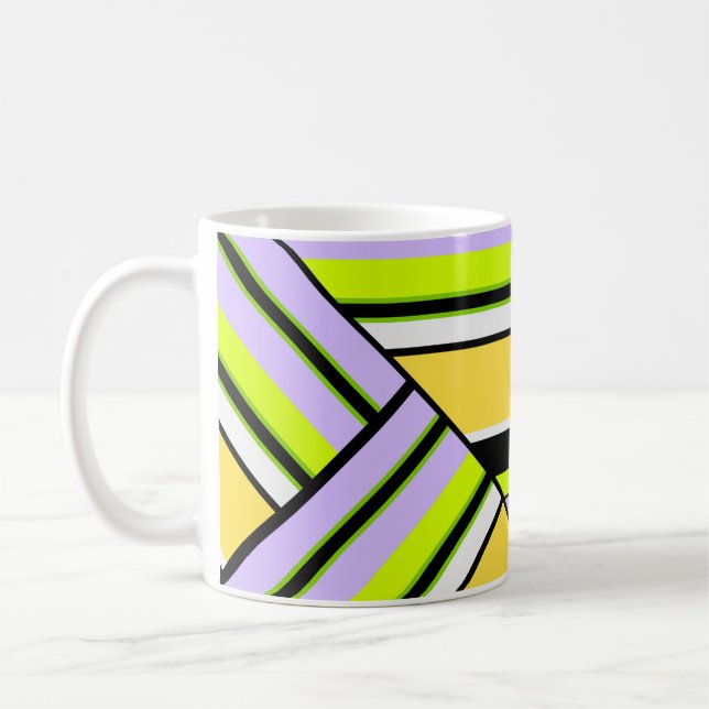 Geometrisch, Streifen Kaffeetasse (Links)