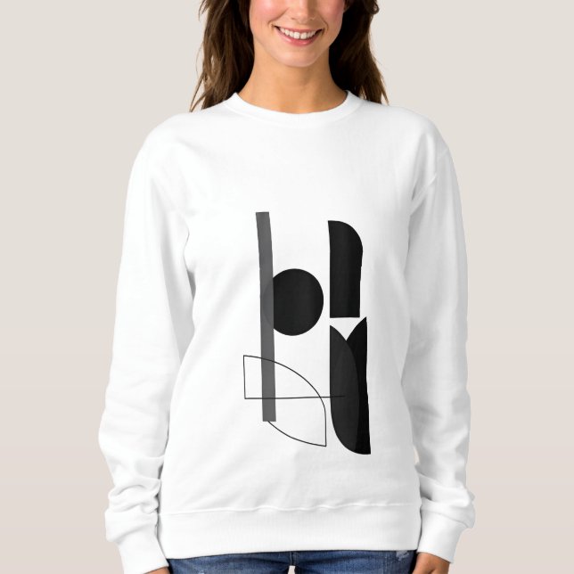 geometrisch sweatshirt (Vorderseite)