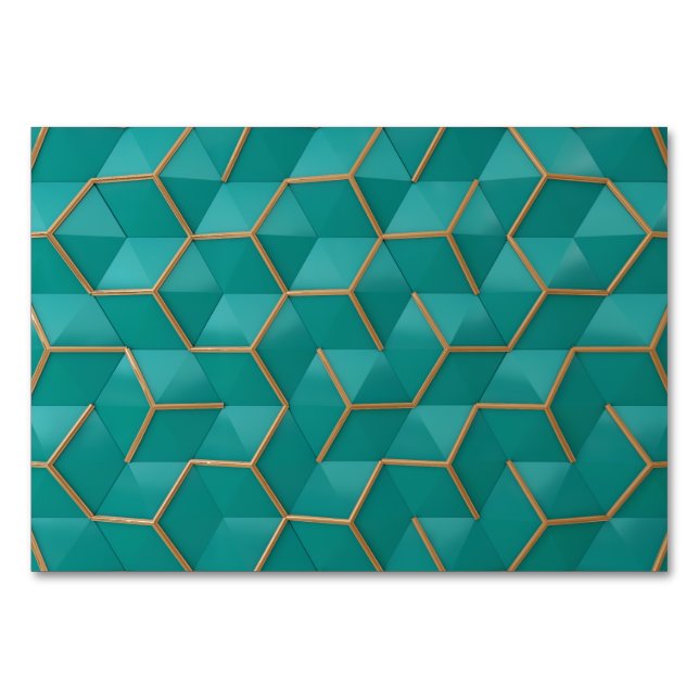 geometrisch tischnummer (Vorderseite)