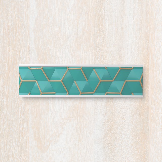 geometrisch türschild (Vorderseite )