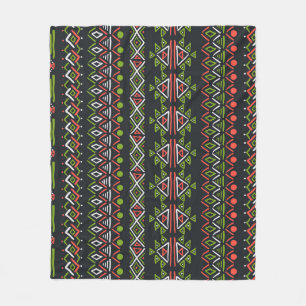 Geometrisch vintage: nahtlose Muster-Sammlung. Fleecedecke