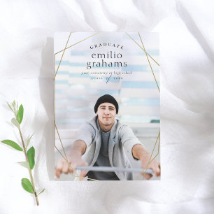 geometrisch Vollständige Ankündigung des Fotos A