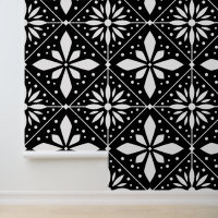 geometrisch weiß und schwarz