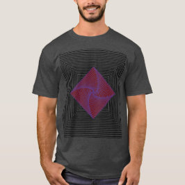 geometrisch zeichnend T-Shirt