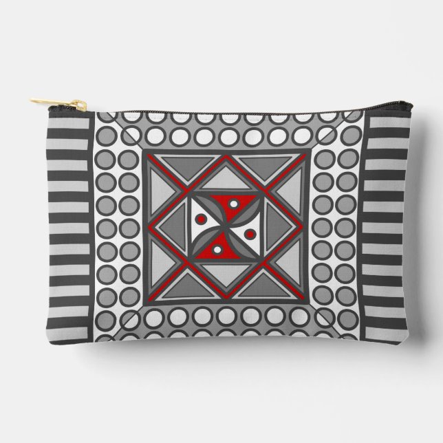 Geometrisch Zubehörtasche (Vorderseite)
