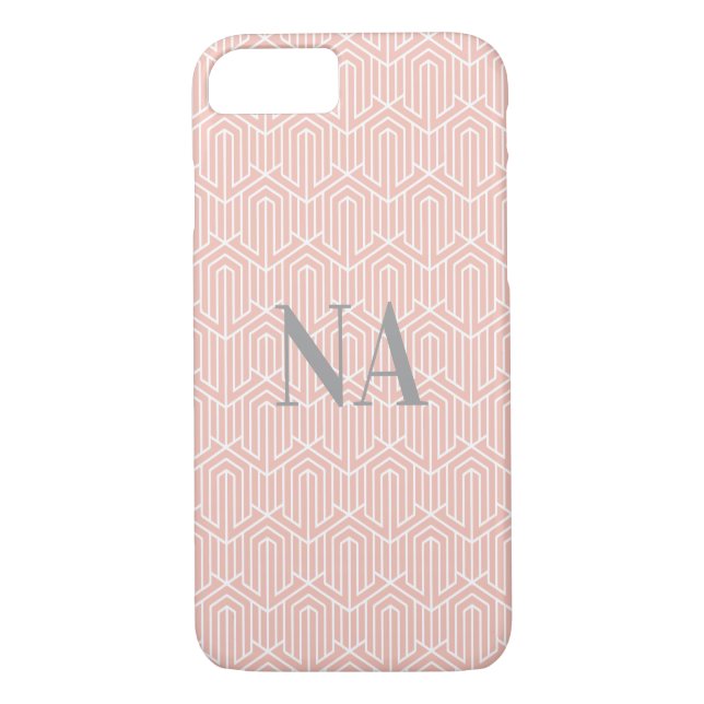 geometrisch, zuerst / monogramm Case-Mate iPhone hülle (Rückseite)