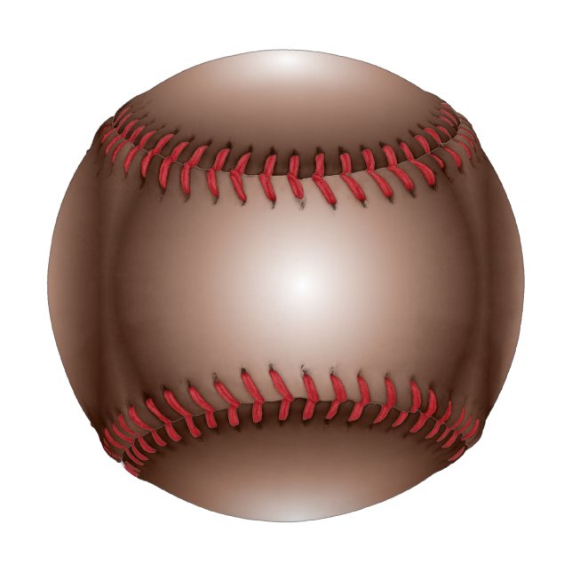 Geometrische 3D Circle Dunkelbraune Mocha Mousse W Baseball (Vorderseite)