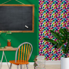 Geometrische 3D-Formen | Symbole - Kinderzimmer Tapete