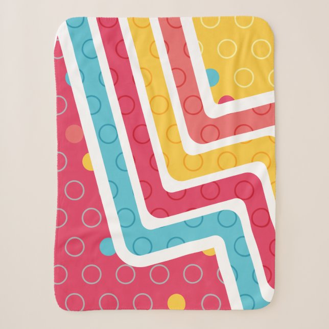 Geometrische Abbildung Sherpadecke (Vorderseite)
