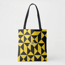 Geometrische Abstrakte Farbdreiecke Tasche