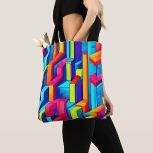 Geometrische Abstrakte Harmonie Tasche