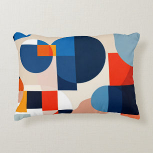 Geometrische Abstrakte Kunst des skandinavischen M Dekokissen