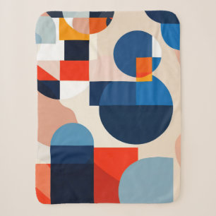 Geometrische Abstrakte Kunst des skandinavischen M Sherpadecke