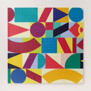 Geometrische Abstraktion: Vintage-Nahtloses Muster